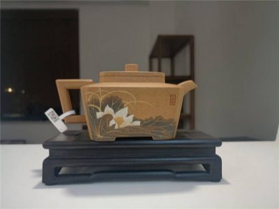 古法手工：方升壺（子姵泥繪）